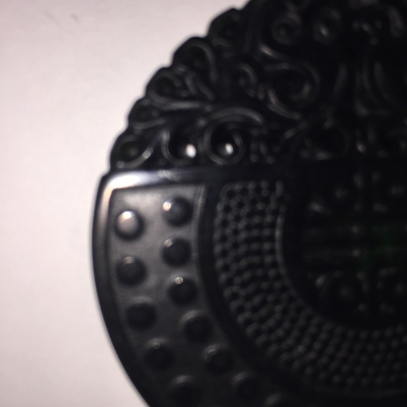 Real Jade “Nephrite”Half-Wall Pendant Feng Shui - Picture 16 of 16